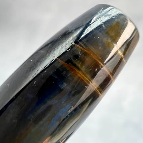 【ハイクオリティ】ネパール産天然ヒマラヤカイヤナイト バレルビーズ②/Nepal﻿ Himalayan Kyanite﻿ Barrel Beads