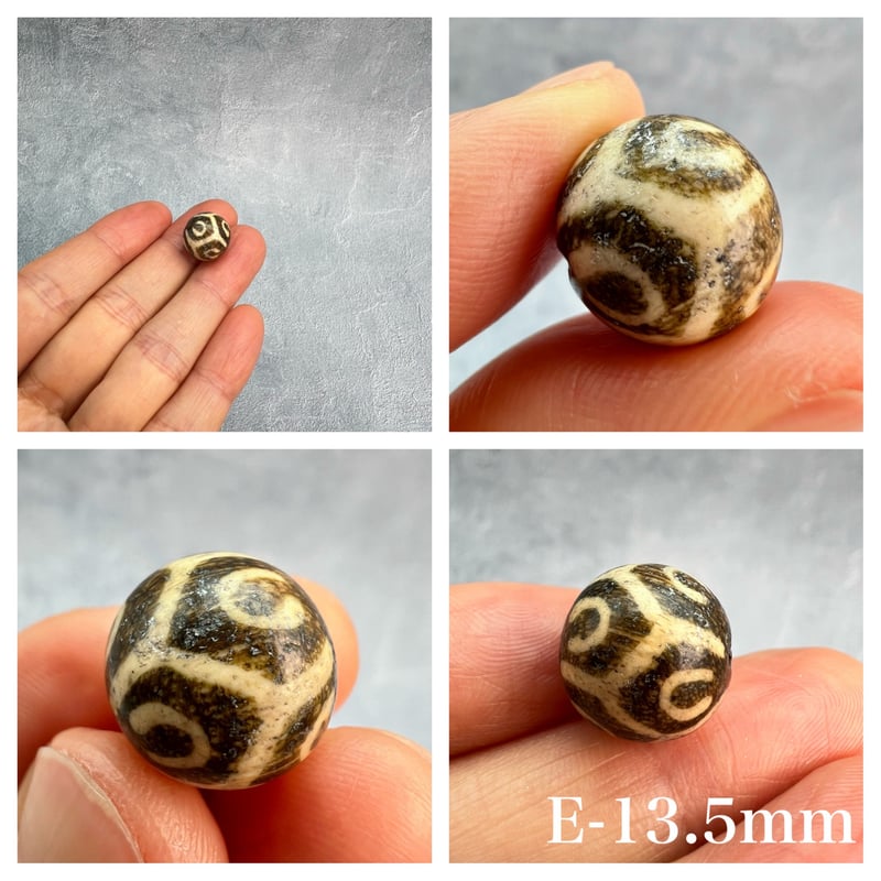 プンテックビーズ】13mm/Pumtek Beads | 【RUNTA】ルンタ | ヒマラヤ