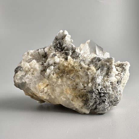 【ガネッシュヒマール産】雲母&長石入り天然ヒマラヤ水晶 クラスター② Ganesh Himal Mica&Feldspar in Himalayan Quartz Cluster