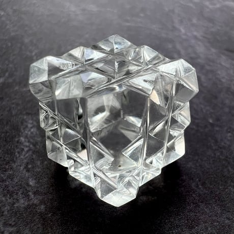 【マニハール産】 天然ヒマラヤ水晶"ピラミッドキューブ"⑤/Manihar Himalayan Quartz "Pyramid Cube"