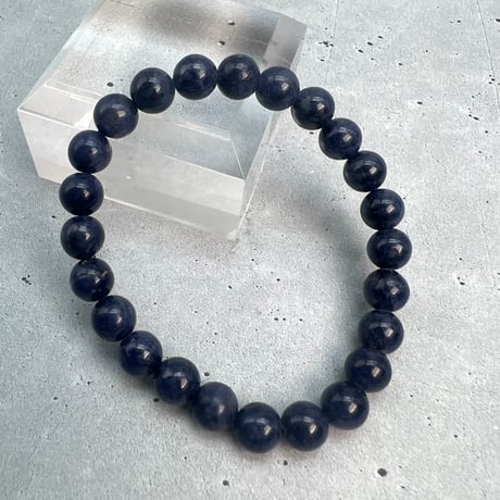 【天然サファイア】ブレスレット(6.8mm内径14cm)③/Sapphire Bracelet