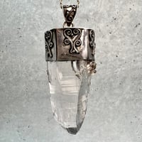 【ガネッシュヒマール産】天然ヒマラヤ水晶シルバー925ペンダントトップ/Ganesh Himal Himalayan Quartz S/V925 Pendant Top
