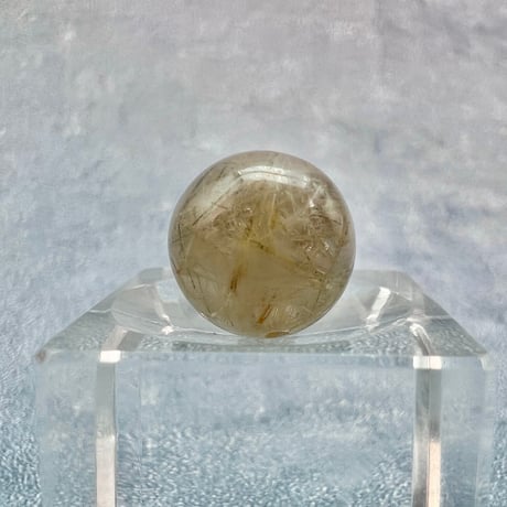 【ガネッシュヒマール産】アクチノライトイン天然ヒマラヤ水晶ビーズ⑧/Ganesh Himal Actinolite in Himalayan Quartz beads