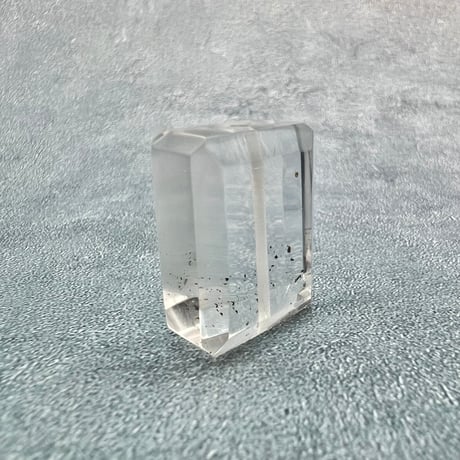 【ガネッシュヒマール産】天然ヒマラヤ水晶"手磨き加工"スクエアビーズ①/Ganesh Himal  Himalayan Quartz Square Beads
