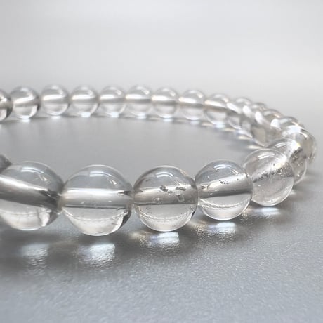 【ガネッシュヒマール産】アクチノライトイン天然ヒマラヤ水晶デザインブレスレット/Ganesh Himal Actinolite in Himalayan Quartz Design Bracelet