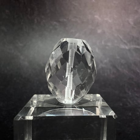 【カイラス産】天然ヒマラヤ水晶多面カットビーズ④/Kailash Himalayan Quartz Multi Cut Beads