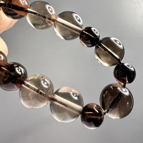 ガウリシャンカール産スモーキークォーツデザインブレスレット1️⃣ Gaurishankar Design Bracelet