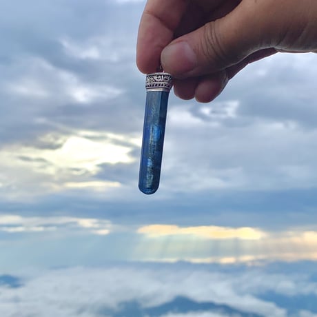 Mt.Fuji浄化🗻  ネパール産ヒマラヤカイヤナイトS/V925ペンダントトップA-2️⃣ /NEPAL Himalayan Kyanite Pendant Top