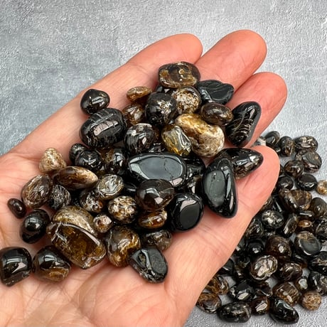 ネパール産🇳🇵ヒマラヤドラバイトトルマリン さざれ石(200g)/Nepal Himalayan dravite tourmaline chips