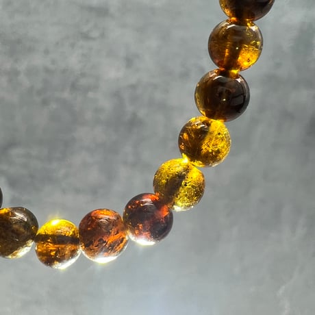 ネパール産🇳🇵ヒマラヤドラバイトトルマリン ブレスレット5.8mm内径15Nepal Himalayan dravite tourmaline Bracelet