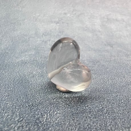 【ガウリシャンカール産】天然ヒマラヤスモーキークォーツ"手磨き加工"ハート型ビーズ②/Gaurishankar Himalayan Smoky Quartz Heart Beads