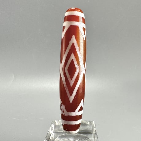 天珠 （めのう）/ カーネリアン ⑥ Dzi Beads Carnelian