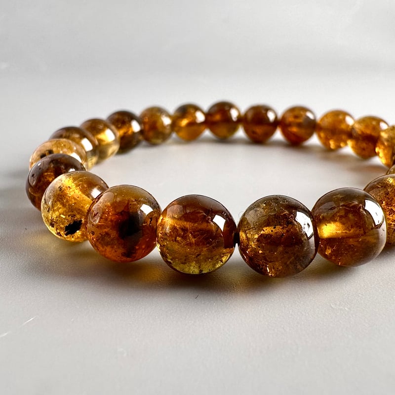 ネパール産トルマリンハニーカラーブレスレット ネパール産🇳🇵ハニートルマリンブレスレット/Nepal Honey Tourmaline