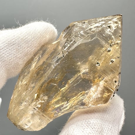 【ガネッシュヒマール産】リモナイトイン天然ヒマラヤ水晶 ① Ganesh Himal Limonite in Himalayan Quartz
