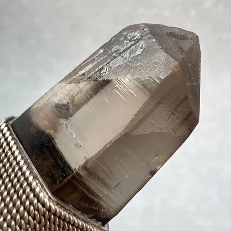 【ガウリシャンカール産】天然ヒマラヤスモーキークォーツ シルバー925ペンダントトップ/GauriShankar Himalayan Smoky Quartz S/V925Pendant Top