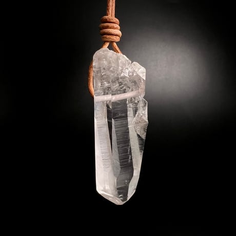 【アンナプルナ産】天然ヒマラヤ水晶ペンダント④/Annapurna Himalayan Quartz Pendant
