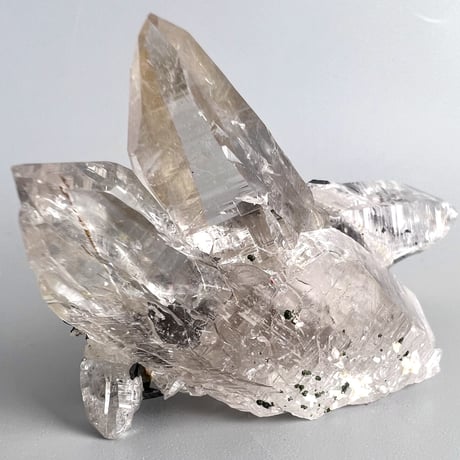 【ガネッシュヒマール産】ヘマタイトイン天然ヒマラヤ水晶/Ganesh Himal hematite in Himalayan Quartz