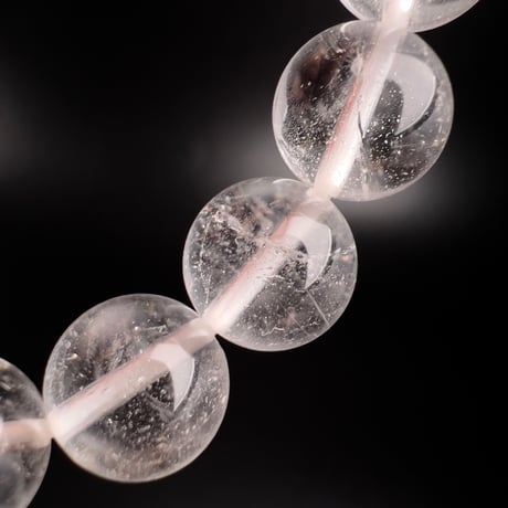【アンナプルナ産】"手磨き加工"天然ヒマラヤ水晶ブレスレット︎①10mm内径18cm/ Annapurna Himalayan Quartz Bracelet
