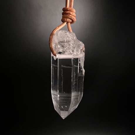 【アンナプルナ産】天然ヒマラヤ水晶ペンダント⑧/Annapurna Himalayan Quartz Pendant