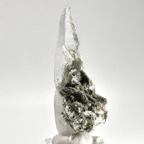 【ガネッシュヒマール産】クローライトイン天然ヒマラヤ水晶ナチュラルポイント3️⃣ Ganesh Himal Chlorite in Himalayan Quartz Natural Point