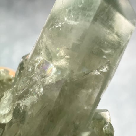 【マナスル産】クローライトイン天然ヒマラヤ水晶①/Manaslu Chlorite in Himalayan Quartz