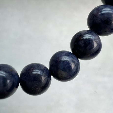 【天然サファイア】ブレスレット(6.8mm/内径17cm)/Sapphire Bracelet
