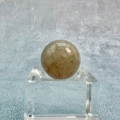【ガネッシュヒマール産】アクチノライトイン天然ヒマラヤ水晶ビーズ①/Ganesh Himal Actinolite in Himalayan Quartz beads