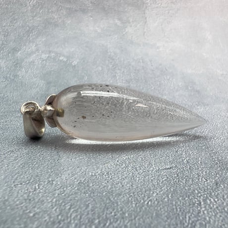 【ガウリシャンカール産】天然ヒマラヤスモーキークォーツ"手磨き加工"ペンダント/ペンデュラム/Gauri Shankar Himalayan Smoky Quartz pendant Pendulum
