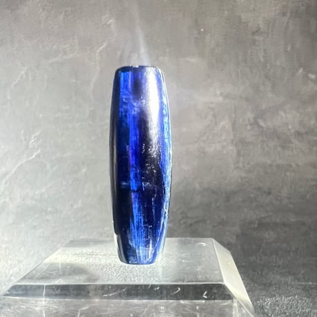 【ハイクオリティ】ネパール産天然ヒマラヤカイヤナイト バレルビーズ①/Nepal﻿ Himalayan Kyanite﻿ Barrel Beads