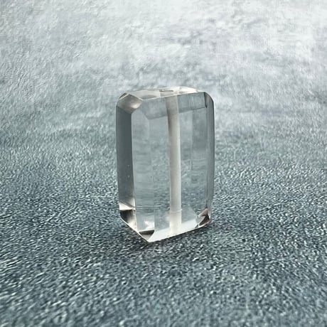 【ガネッシュヒマール産】天然ヒマラヤ水晶"手磨き加工"スクエアビーズ⑥/Ganesh Himal  Himalayan Quartz Square Beads