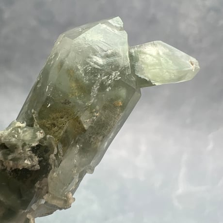 【マナスル産】クローライトイン天然ヒマラヤ水晶⑤/Manaslu Chlorite in Himalayan Quartz