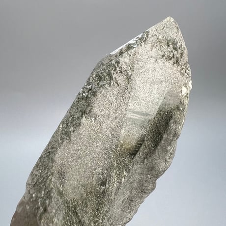 大特価【ガネッシュヒマール産】クローライトイン天然ヒマラヤ水晶⑬/Ganesh Himal Chlorite in Himalayan Quartz