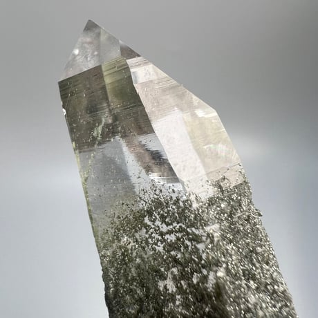 【ガネッシュヒマール産】クローライトイン天然ヒマラヤ水晶/Ganesh Himal Chlorite in Himalayan Quartz