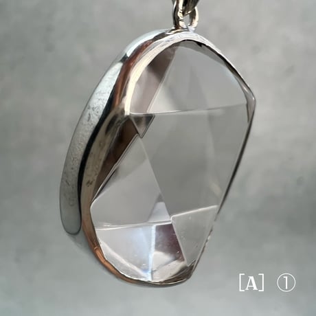 【ガウリシャンカール産】スモーキークォーツ "六芒星" シルバー925ペンダントトップ［A］/Gaurishankar Smorky Quartz Hexagram Pendant