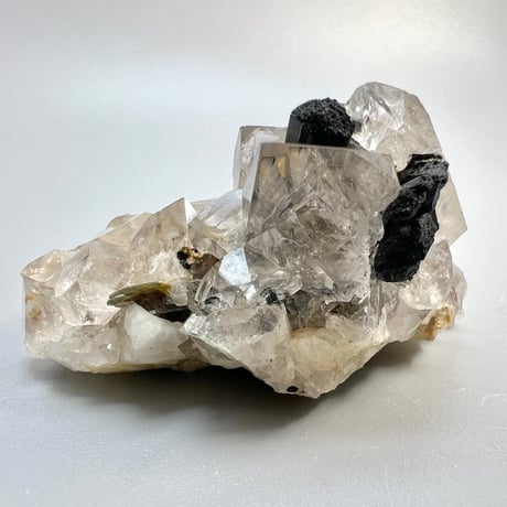 【ガネッシュヒマール産】ブラックトルマリンイン天然ヒマラヤ水晶/Ganesh Himal Himalayan Quartz
