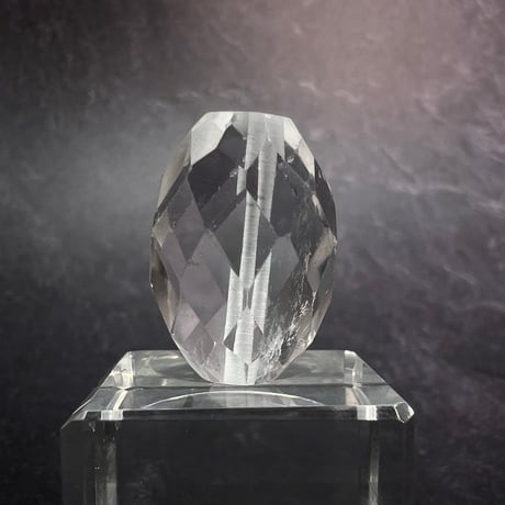 【カイラス産】天然ヒマラヤ水晶多面カットビーズ⑥/Kailash Himalayan Quartz Multi Cut Beads