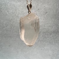 【カイラス産】天然ヒマラヤ水晶バチカン付きペンダントトップ/Kailash Himalayan Quartz Pendant Top