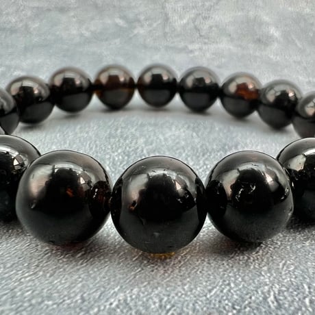 ネパール産🇳🇵ヒマラヤドラバイトトルマリン ブレスレット10mm内径15.5/Nepal Himalayan dravite tourmaline Bracelet