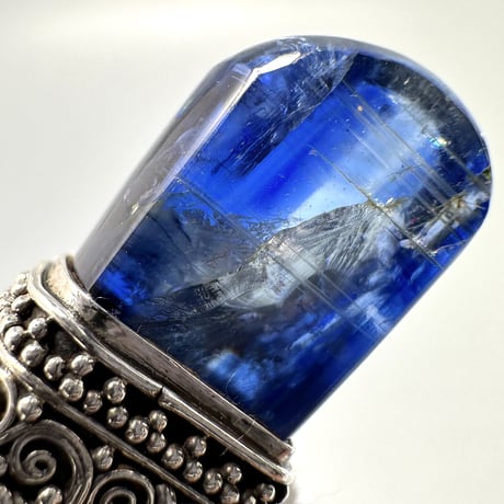 ネパール産ヒマラヤカイヤナイトS/V925ペンダントトップ ⑤ NEPAL Himalayan Kyanite Pendant Top