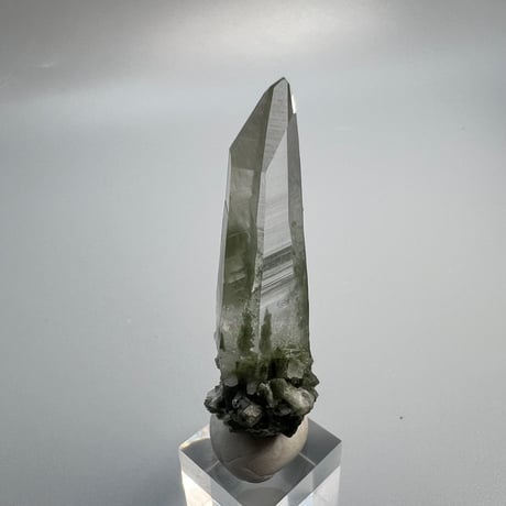 【ガネッシュヒマール産】クローライトイン天然ヒマラヤ水晶/Ganesh Himal Chlorite in Himalayan Quartz