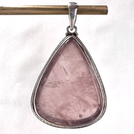 マダガスカル産ローズクォーツペンダントトップ7️⃣ (シルバー925)/Rosequartz Pendant Top