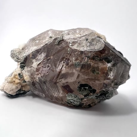 【ガネッシュヒマール産】バイオタイト&フックサイト入り天然ヒマラヤ水晶 /Ganesh Himal Biotite&Fuchsite in Himalayan Quartz