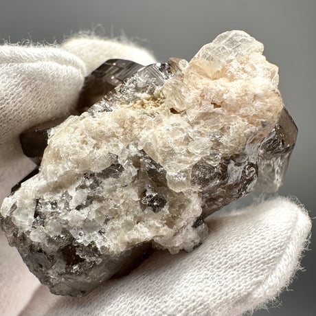 ガウリシャンカール産天然ヒマラヤスモーキークォーツミニクラスター/GauriShankar Himalayan Smoky Quartz