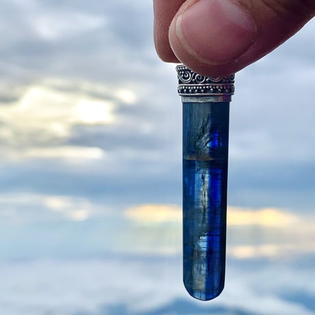 Mt.Fuji浄化🗻  ネパール産ヒマラヤカイヤナイトS/V925ペンダントトップA-2️⃣ /NEPAL Himalayan Kyanite Pendant Top
