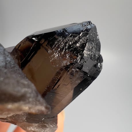 【ガウリシャンカール産】天然ヒマラヤスモーキークォーツクラスター GauriShankar Himalayan Smoky Quartz Cluster