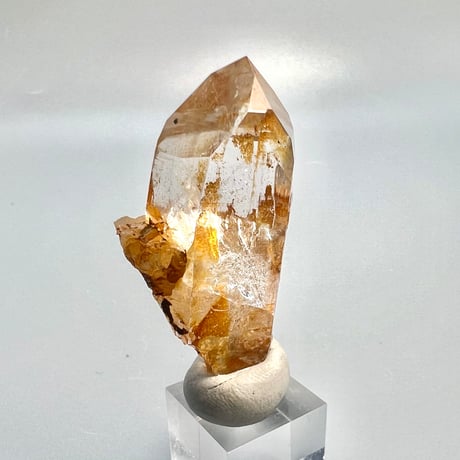 【ガネッシュヒマール産】リモナイトイン天然ヒマラヤ水晶 /Ganesh Himal Limonite in Himalayan Quartz