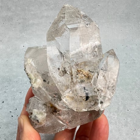 【ガネッシュヒマール産】トレモライトイン天然ヒマラヤ水晶/Ganesh Himal Tremolite in Himalayan Quartz