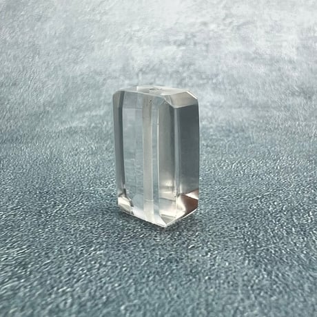 【ガネッシュヒマール産】天然ヒマラヤ水晶"手磨き加工"スクエアビーズ⑥/Ganesh Himal  Himalayan Quartz Square Beads