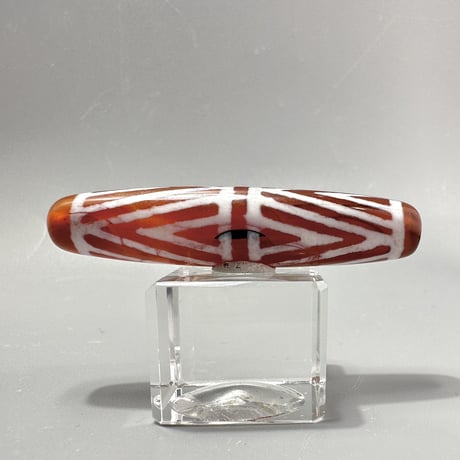 天珠 （めのう）/ カーネリアン ⑦ Dzi Beads Carnelian