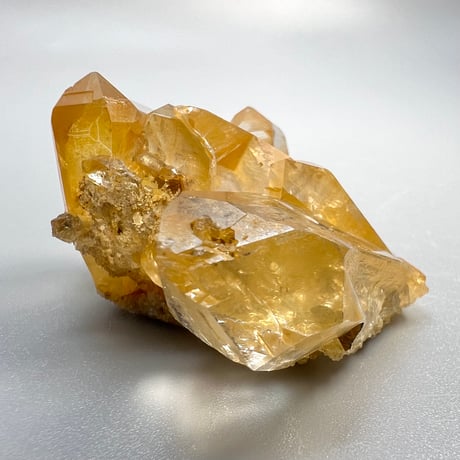 【ガネッシュヒマール産】リモナイトインヒマラヤ水晶 クラスター/Ganesh Himal Limonite in Himalayan Quartz Cluster